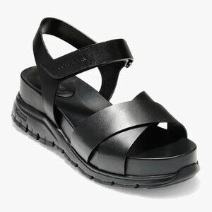 Cole Haan Zerogrand II Flat Sandal – Black, Size 8